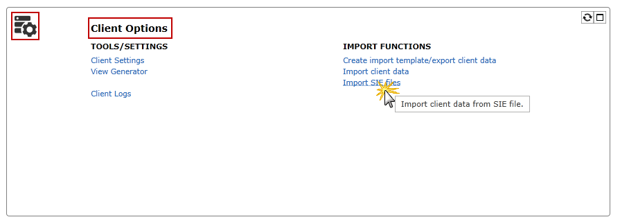 SIE_import